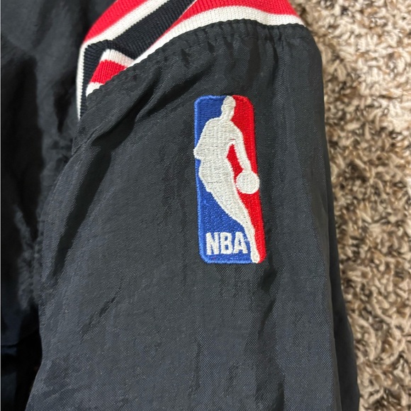 Pro Player Chicago Bulls Jacket Reversible Youth XL 18-20 Vintage With Headband - Picture 6 of 13